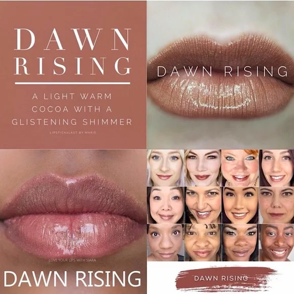 LipSense in shades: Pink Champagne, Dawn Rising, and Bravo 👄 - Picture 4 of 7